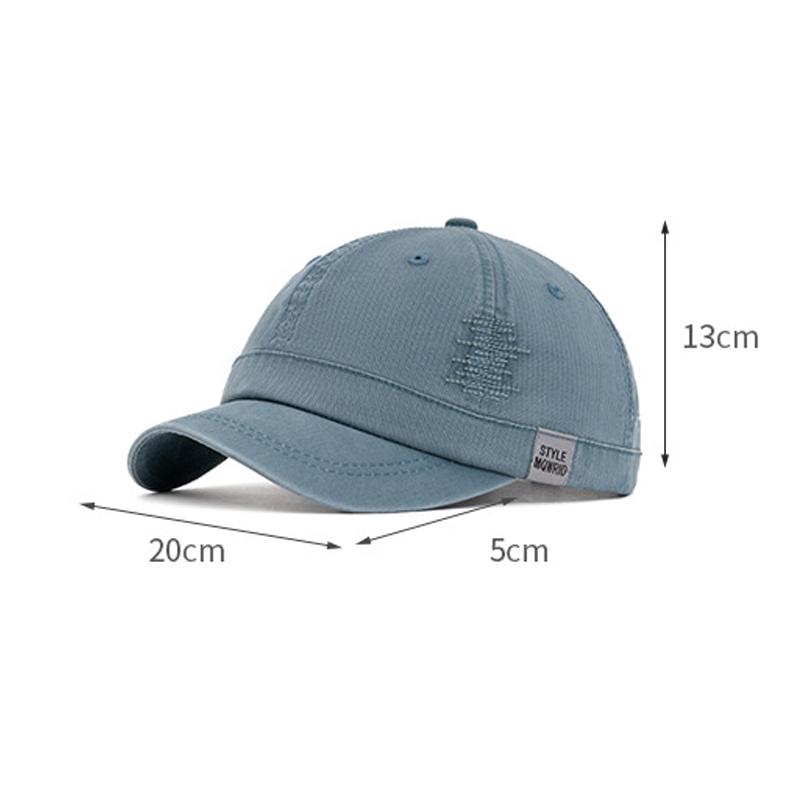 Short Brim Baseball Cap Summer Men Women Sunscreen Hat
