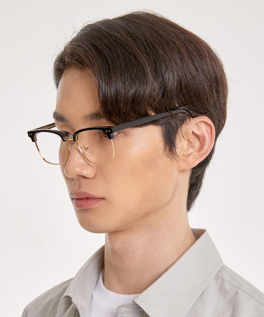 Eseubika Blake-C01 Blue Light Browline Glasses