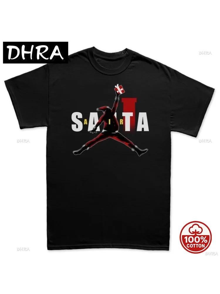 Air Santa Christmas Gift Tshirt Black Santa Basketball Christmas Shirt Black Santa Shirt Matching Christmas Shirt for Families S