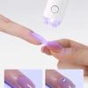 UV LED Nagellampe Gel Nagellack Nageltrockner Nagelkleber Härtungslampe Nagel UV Licht LED Therapie Licht Nagelkunst Werkzeuge 20s/60s Timer