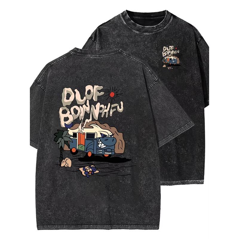 Hawaii Positive Vibes Optimism Printed Men T Shirt Fashion Cotton T-Casual Loose Streetwear Breathable Tops Tees Women Clothing