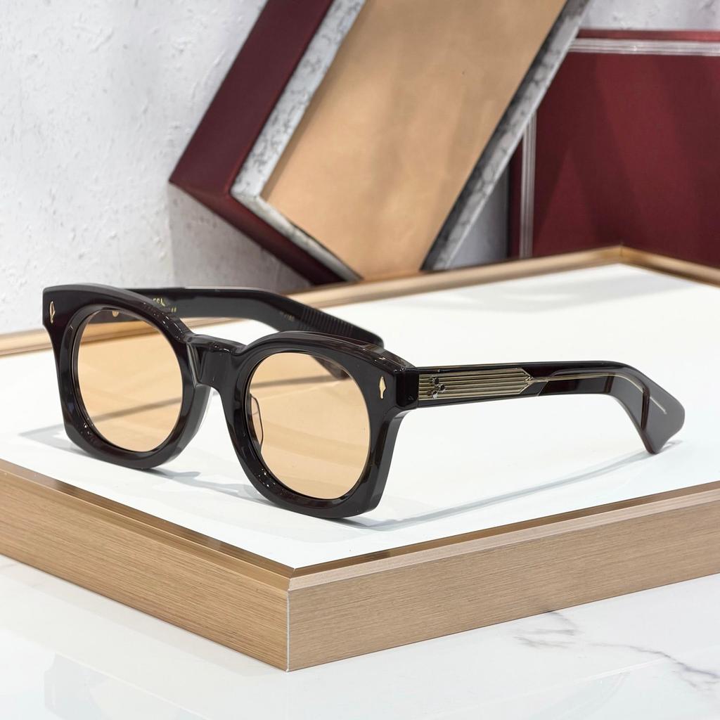 ELMYRI Trendige Handgefertigte Acetat-Sonnenbrille für Damen & Herren - Fotochemisch, Perfekt für den Urlaub & Partys