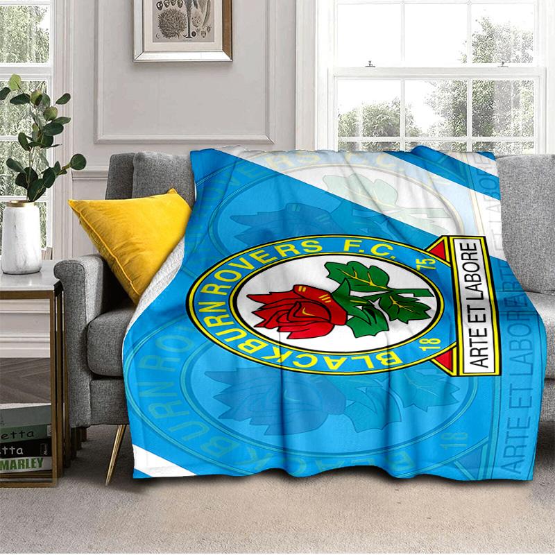 Rovers Crest Football Club Bedruckte Decken Weiche Flanelldecken für Sofa Bett Geschenke für Männer Frauen Picknickdecke Weihnachtsgeschenke