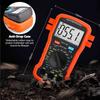 4000 Counts True RMS Digital Multimeter AC DC Volt Ohm Current Continuity Tester Portable Electrical Meter for Home DIY Car