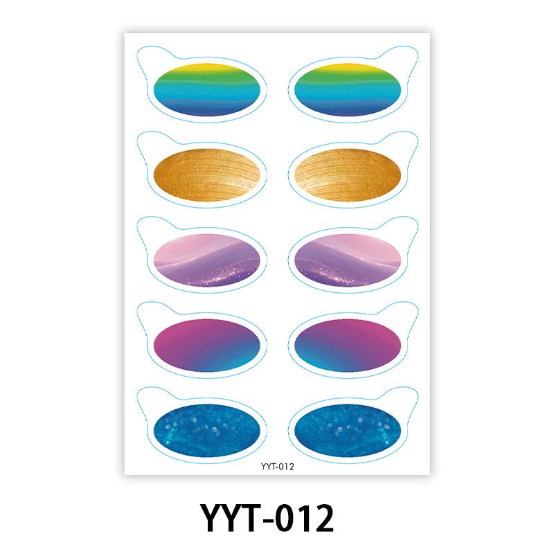 European & American Waterproof Eyeshadow Stickers Temporary Eye Makeup Tattoo