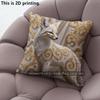 Luxury Gold Fox Print Pillow Covers Pattern Cushion Cover Suitable for Sofa Bedroom Car Pillow Cover