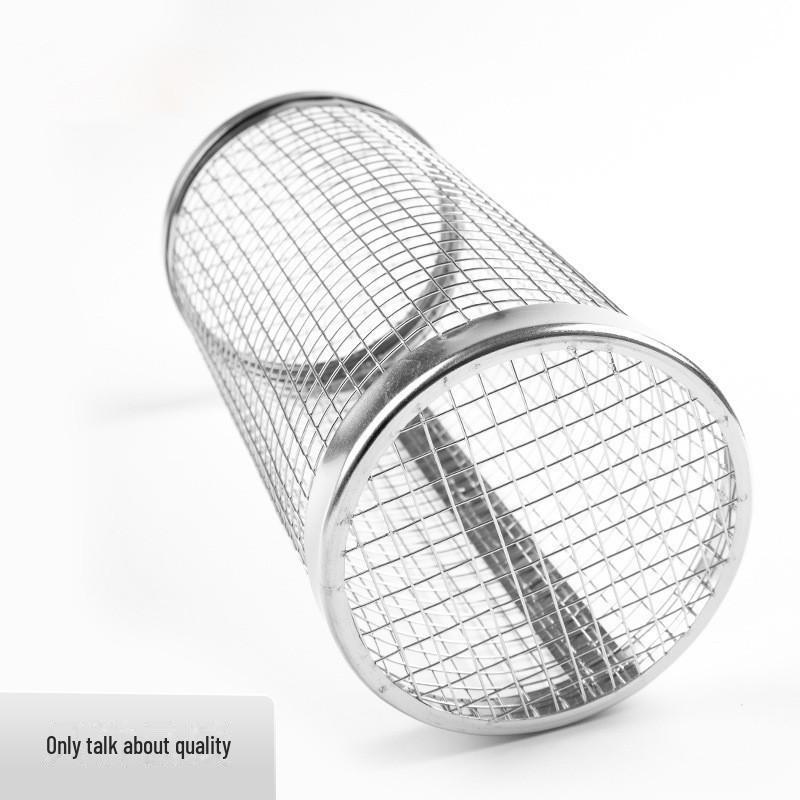 Stainless Steel 304 BBQ Mesh Basket Cage for Outdoor Grilling