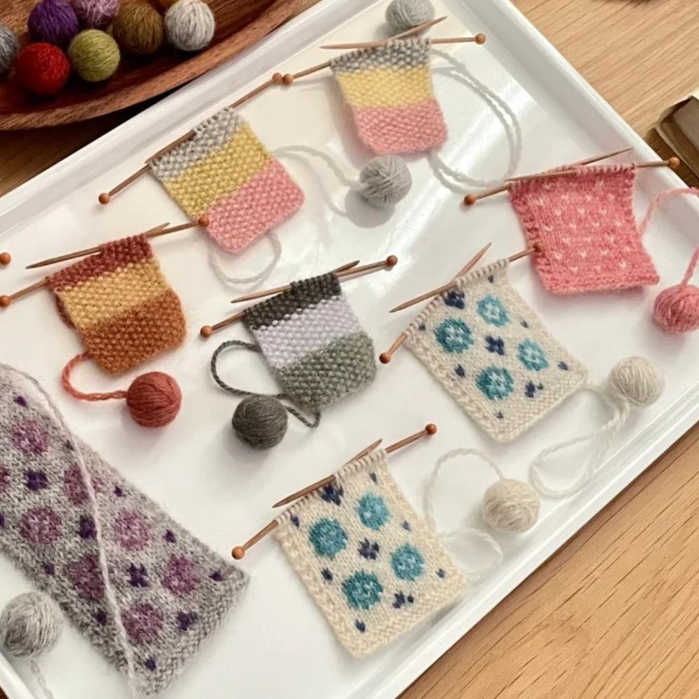 Knitting Tool Set with Anti-Slip Stitch Holders, Circular Needles & Double Pointed Needles for Seamless Knitting Projects