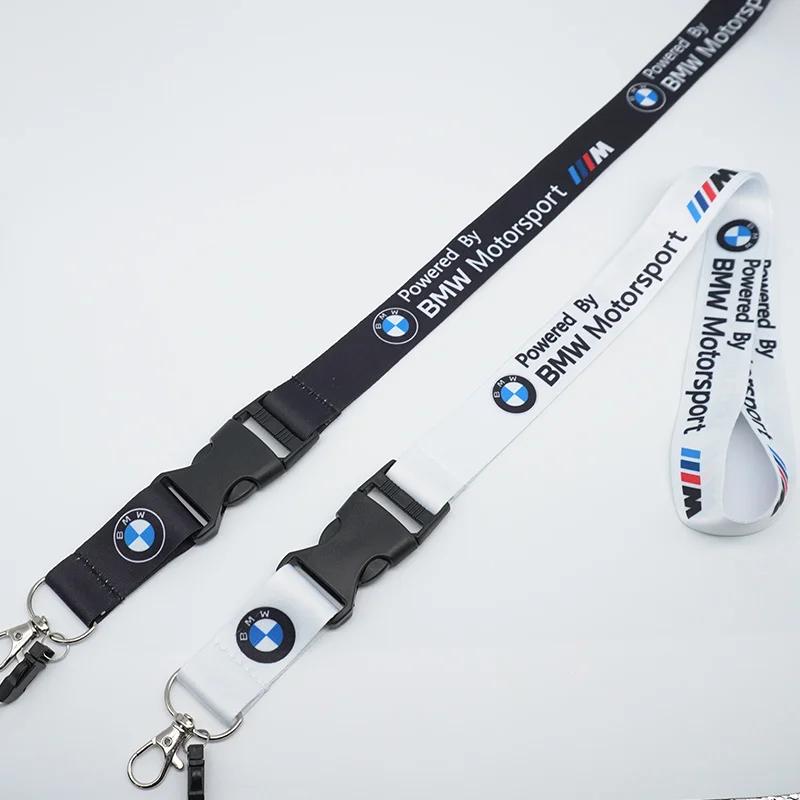 Car Sticker Hot 2025 Lanyard Nylon Car Emblem Keychain Work Card ID Cell Phone Keyring for BMW m Performance e90 e60 e46 Car-Sty