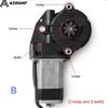 AZGIANT 12V/24V 3 hole 8 gear/teeth electric car Window lifter motor Power Windows Motor Regulator Left/ right  torx pinion