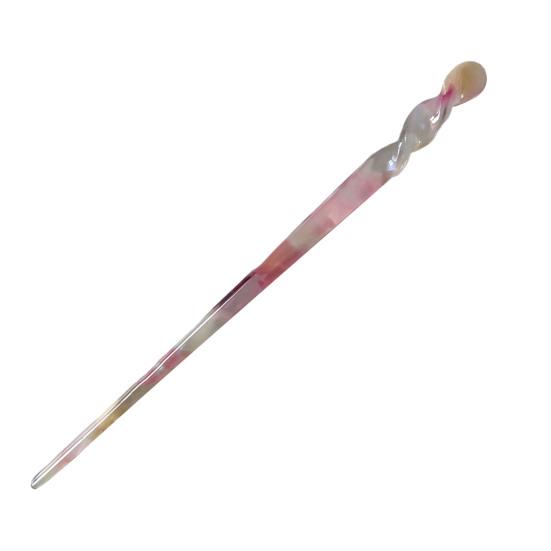 

Twist Shape Exquisite Elegant Simple Hair Stick Vintage Chinese Style Acetate Sheet Hair Chopstick Hair Accessories M