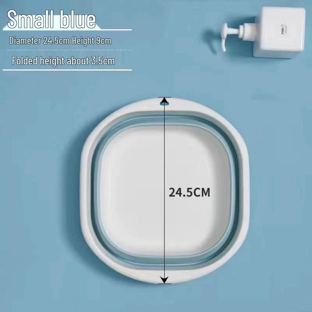 Hordozható Összecsukható Utazó Mosdótál: Kompakt, összenyomható megoldás kollégiumokba, felnőtteknek és mosodába.