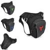 Bolsa de pierna para motocicleta Impermeable Oxford Riñonera de caída Cinturón Cadera Trasero Estilo Militar