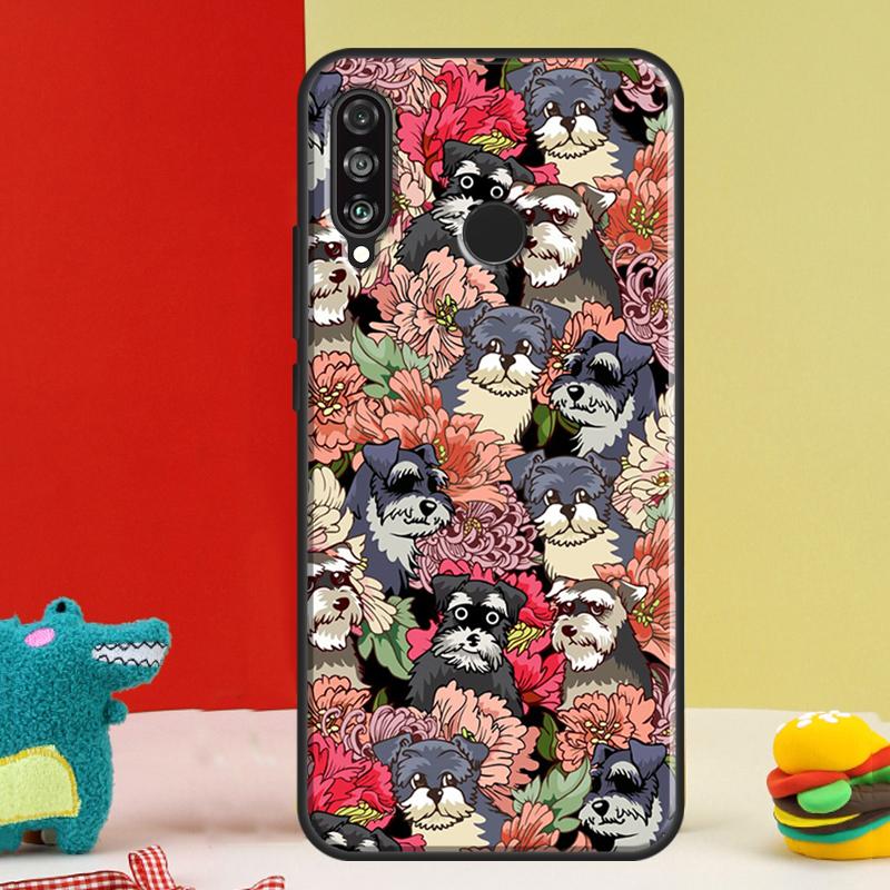 Schnauzer Puppy Dog For Huawei Nova 12s 12i 11i 8i 9 10 SE Y91 Y90 Y60 Y70 Y72 Y61 P20 P40 P30 Lite P60 Pro Case