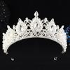 DIEZI Handmade Elegant Bridal Crystal Beads Tiara For Women Girls Wedding Party Luxury Queen Crown Hair Dress New Accessories
