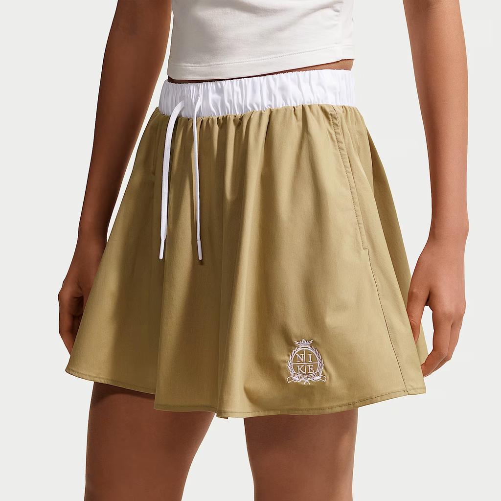 Nike Lace-Up Color Block Simple Casual Skirt Women skirts IV4979-297