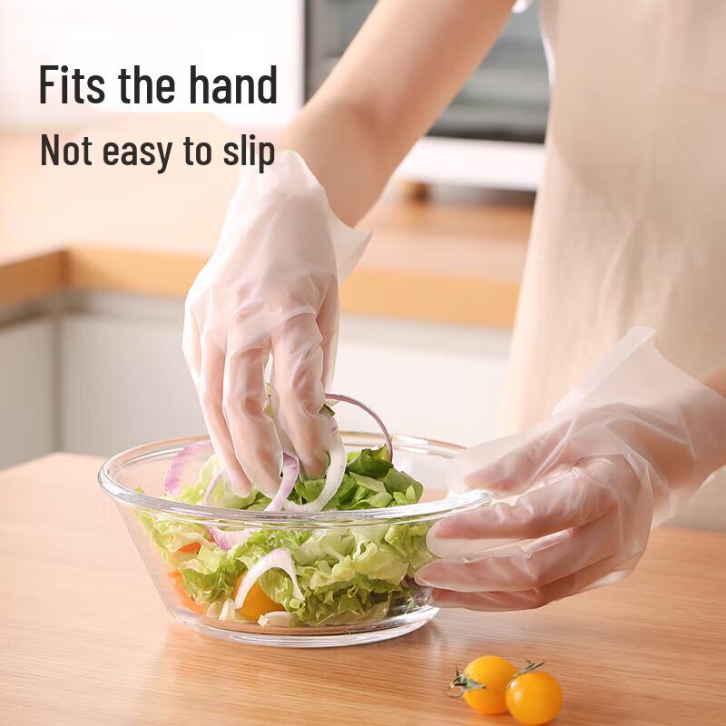 MARYYA Disposable Thickened PE Gloves