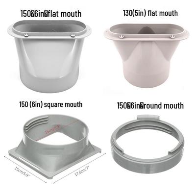 Portable Air Conditioner Flat Mouth Exhaust Duct - Duckbill Design, 15CM/13CM Diameter Fresh Air Connector