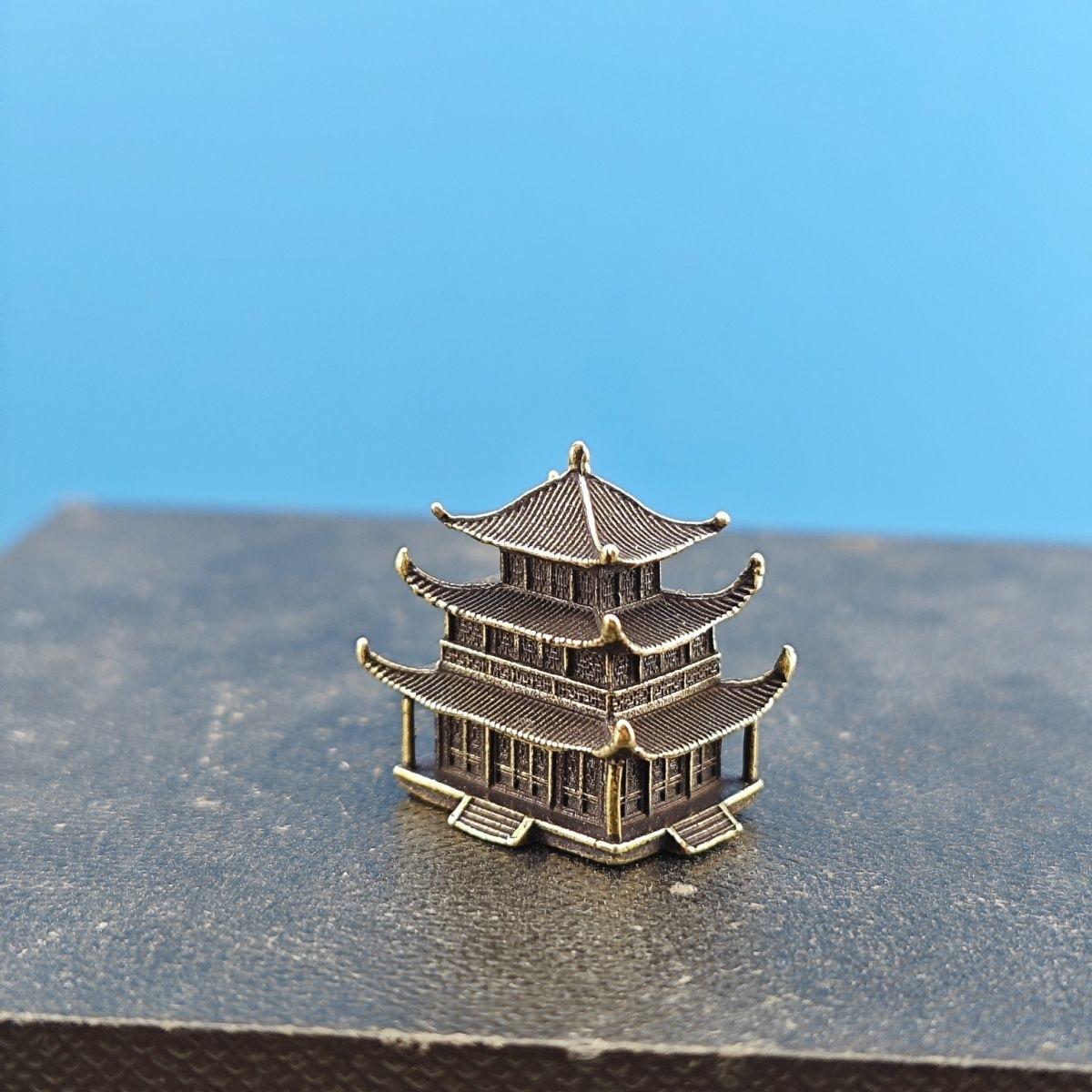 

Chinese Ancient Architectural Model Ornaments One Size