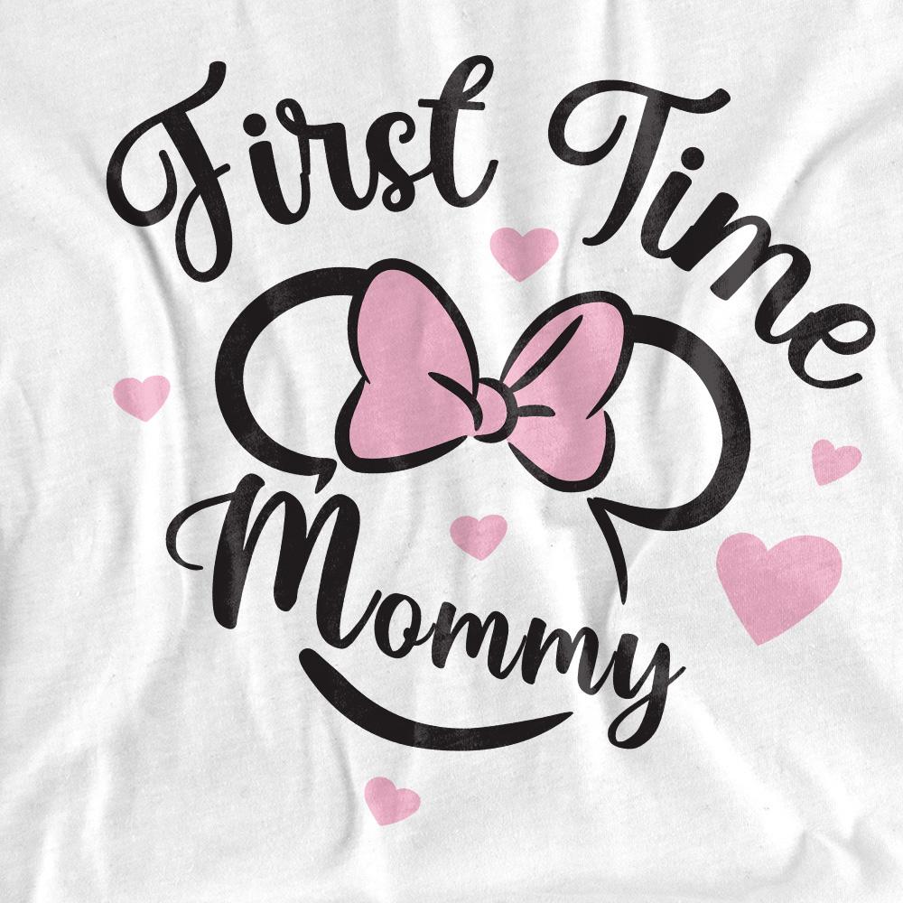Minnie Mouse Unisex Adult First Time Mommy T-Shirt