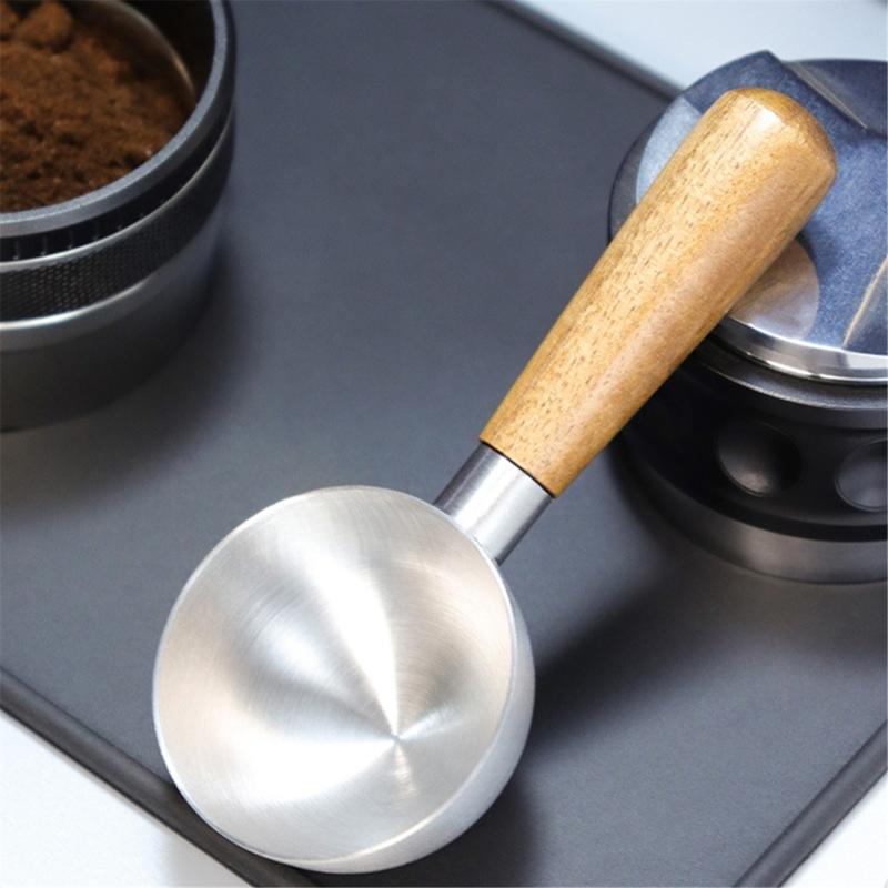 Kitchen Coffee Spoon Easy to Use Coffee Utensils Measuring Spoon with Handle Coffee Powder Spoon Coffee Brewing Utensils