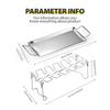 UOSU Stainless Steel Folding BBQ Chicken Leg Rack & Roasting Pan