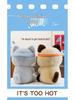Large Greedy Cat Fishing Plush Doll - Perfect Gift for Kids