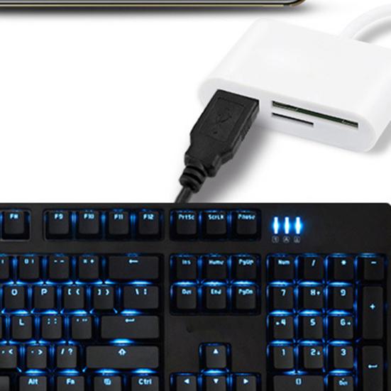 Čtečka karet 3v1 Multifunkční USB 2.0/Type-C U Disk Čtečka TF karet OTG Adaptér pro mobilní telefon