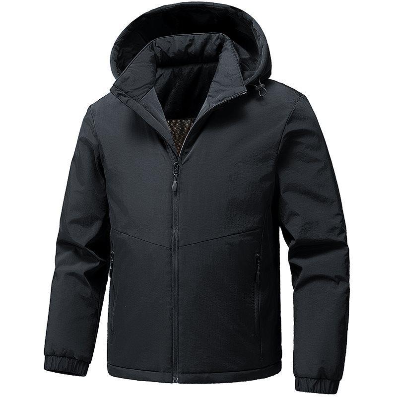 Men's Autumn/Winter Graphene-Cotton Padded Jacket: Loose Fit, Trendy, Thick & Warm