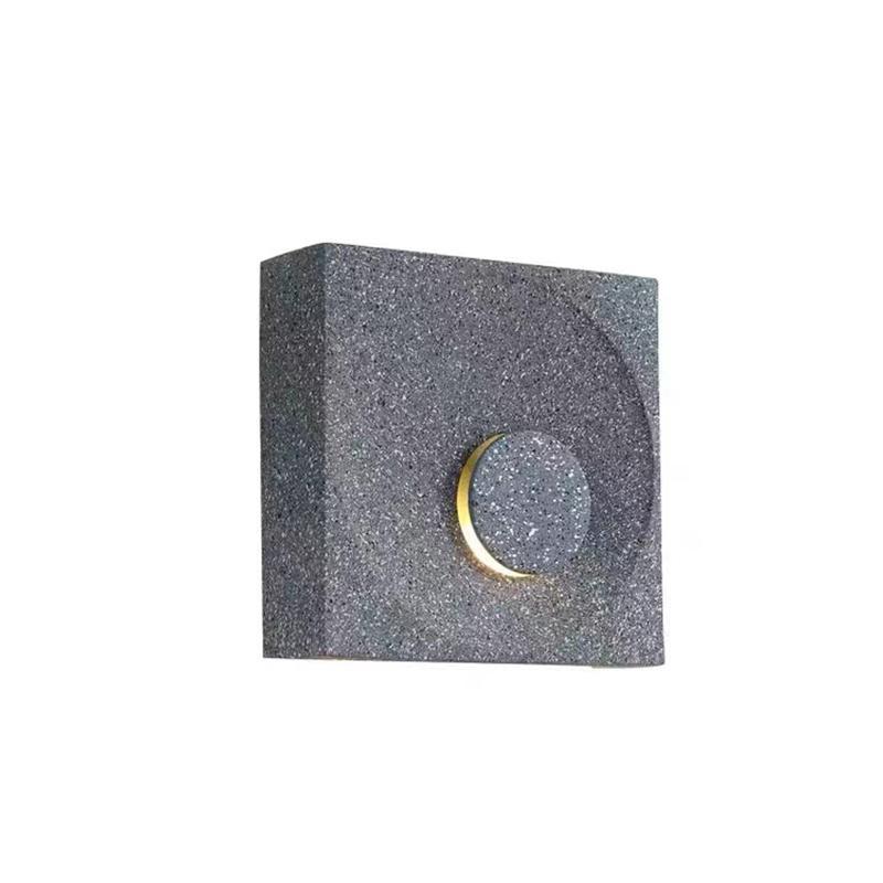 Modern Cement Wall Lamp Interior Creative Atmosphere Light Bedroom Living Room Aisle StairLight Cafe Homestay Wall Light