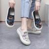 Leder-Schuhe im alten Peking-Stil, Modische und Stilvolle Freizeitschuhe mit Weichen Sohlen, Bequeme Canvas-Schuhe, Atmungsaktive Sportschuhe