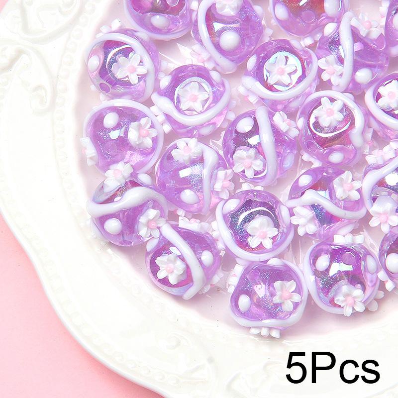 

5 шт. DIY аксессуары изготовление ювелирных изделий цепочка для мобильного телефона украшение автомобиля ожерелье липкий цветочный браслет подарок ручной работы 5pcs