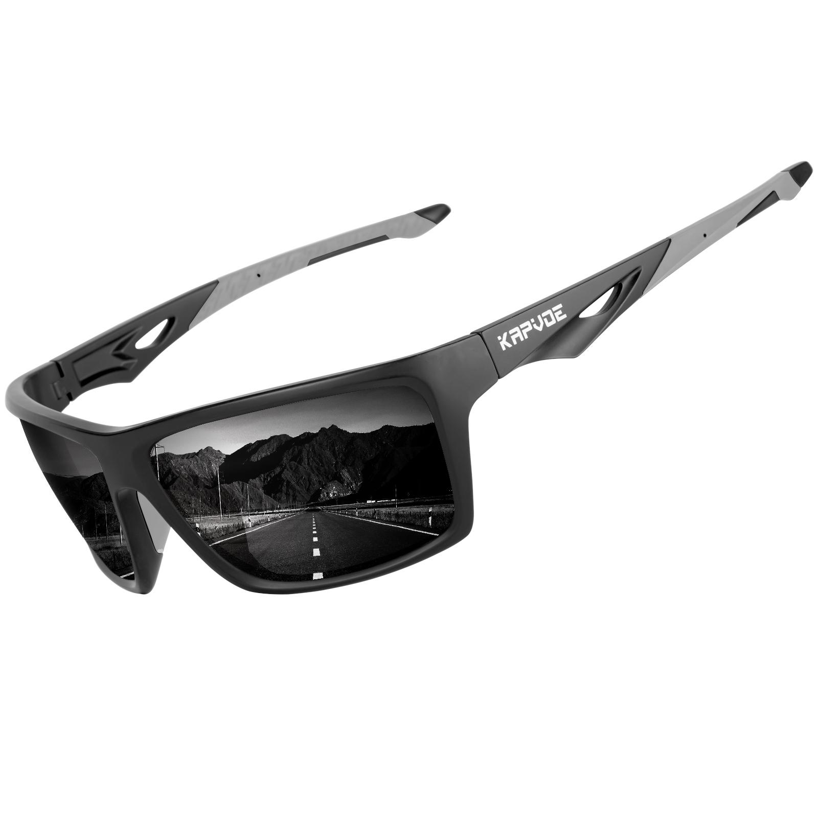 

Kapvoe Polarized Cycling Sunglasses Driving Eyewear UV400 Protection Outdoor Sports Glasses Men Women Outdoor Riding Glasses