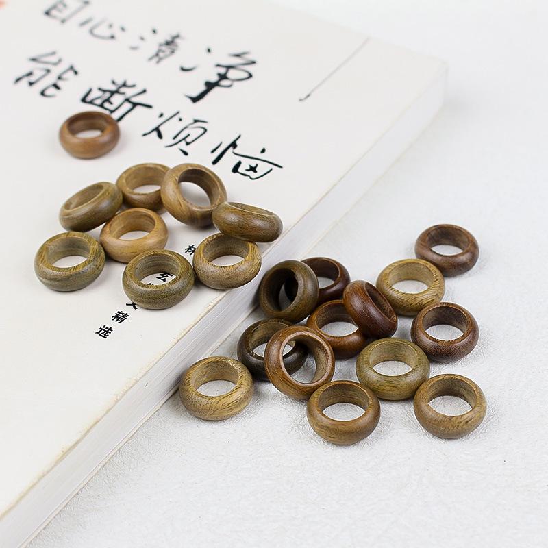 Argentina Green Sandalwood Prayer Beads Ring - Wenwan DIY Hand Twisting Accessories