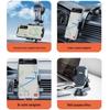 Universal Car Phone Mount with Air Vent Clip, Dashboard Bracket, and Suction Cup Holder