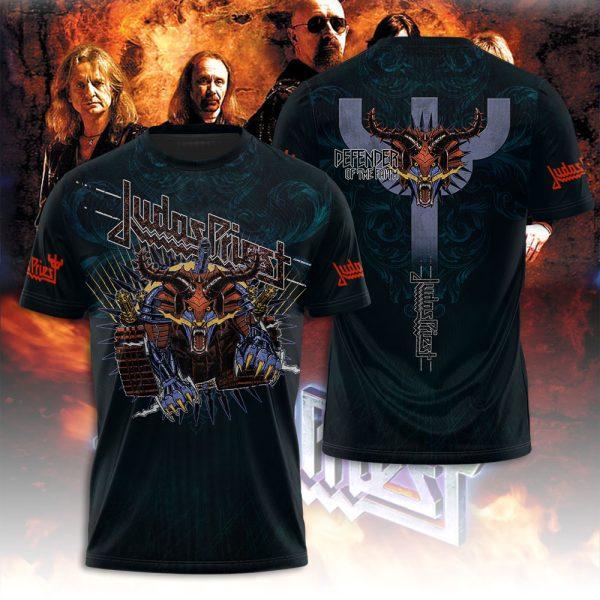 Heavy Metal Rock Band T Shirt Judas Priest 3d Print T-shirt Men Women Fashion T-shirts Kids Short Sleeve Tops Tees Mens Clothes