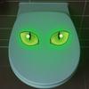 Creative Glow-In-The-Dark Eyes Waterproof Stickers Glowing Toilet Stickers Decals Perfect For Home Bathroom Wall Decoration