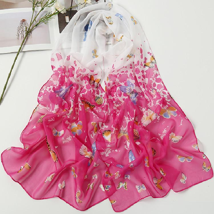 Spring/Summer New Women'S Silk Scarf 50 * 160cm Simulated Silk Twill Square Scarf Fashion Printed Large Square Scarf Professional Scarf