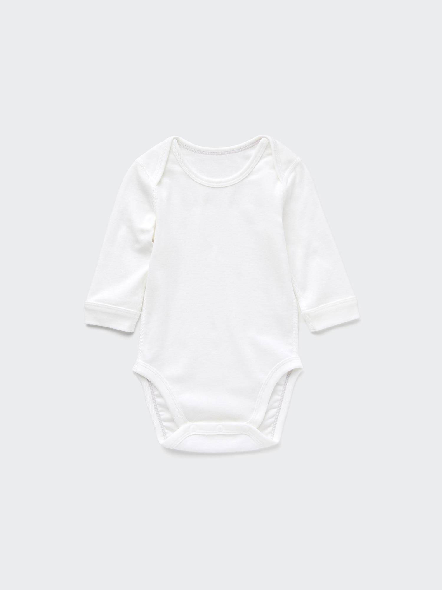 

UNIQLO JAPAN Боди с длинным рукавом 00 WHITE/90