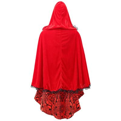 Halloween Costumes, Adult, Plus-size Masquerade Party Show, Little Red Riding Hood Halloween Uniform