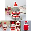 Adorable Red Christmas Santa Claus Pet Costume Outfit For Dogs And Cats With Hat And Cape
