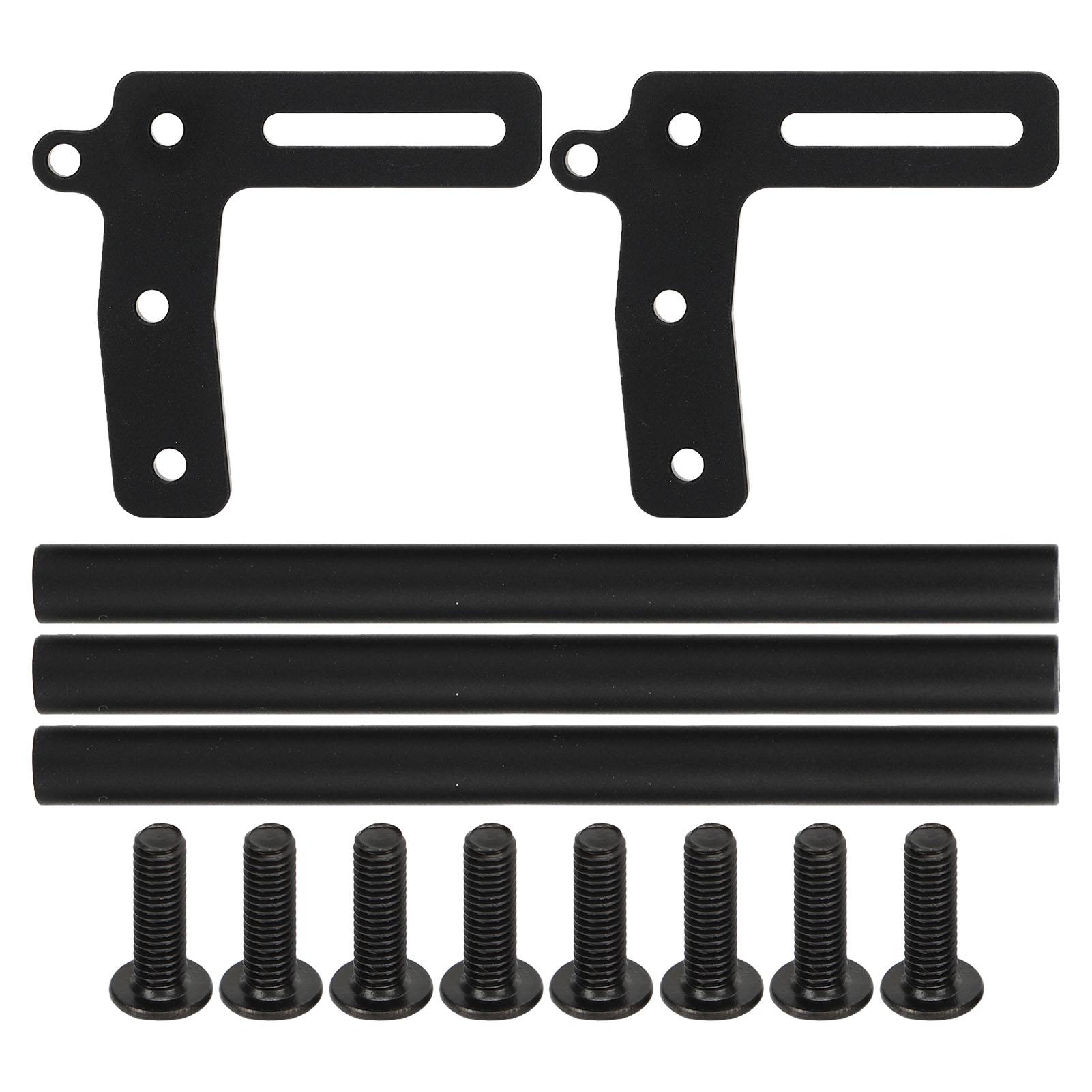 

RC Front Bumper Aluminum Alloy Model Car Front Bumper Replacement for 110 RC Car Black