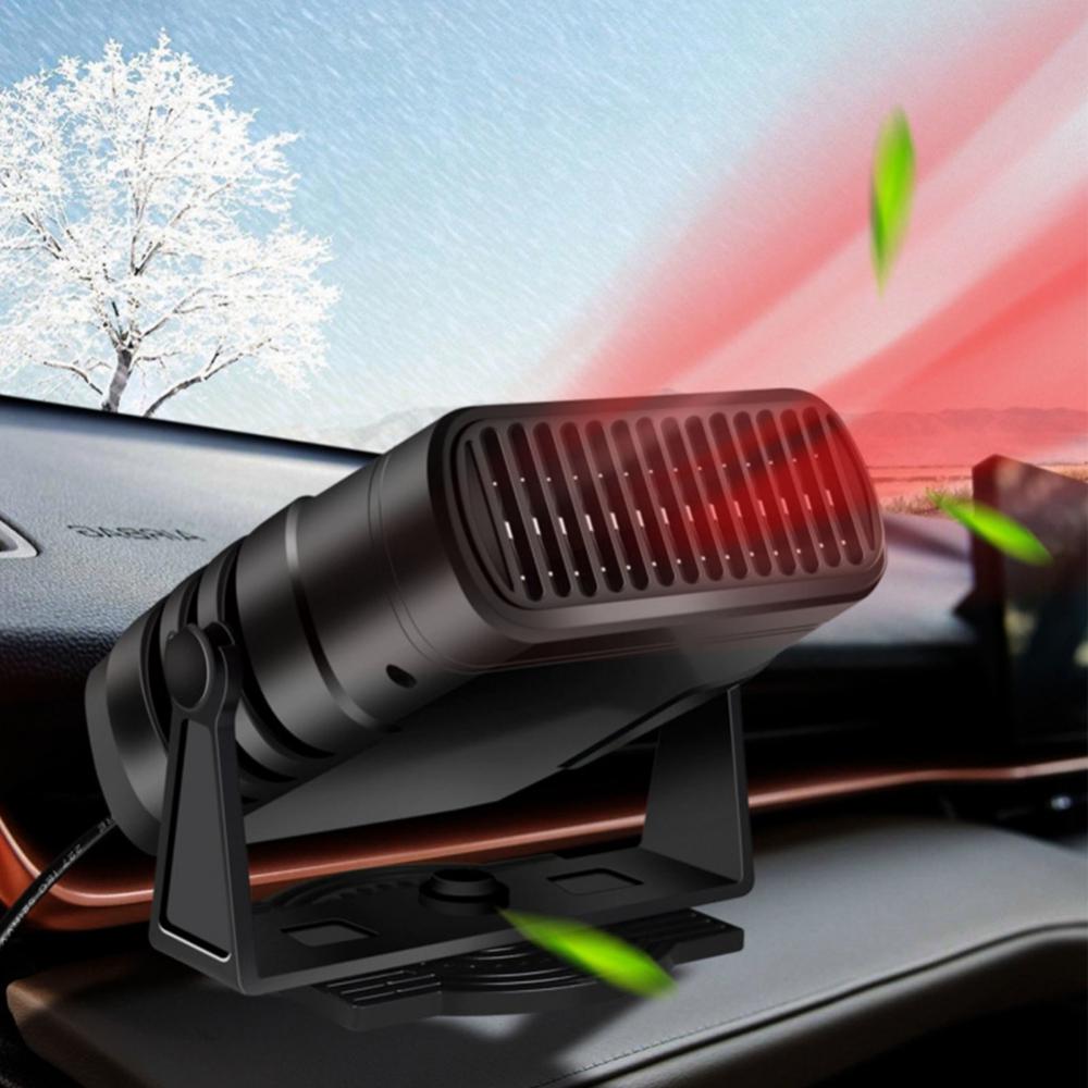 Car Accessories 2 In 1 Portable 12v/24v 120w Windshield Defogging Demister Defroster Electric Cooling Heating Fan Car Heater