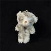 Fashionable Dirty Bear Keyring Ornament Plush Animal Keychain Backpack Pendant Stylish Bag Accessory for Women Girls