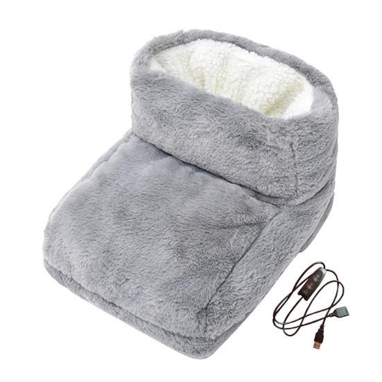 

Электрическая грелка для ног, грелка для ног с подогревом, плюшевая грелка для ног с 3 температурными режимами и 3 настройками таймера для мужчин, женщин, зимние подарки серый