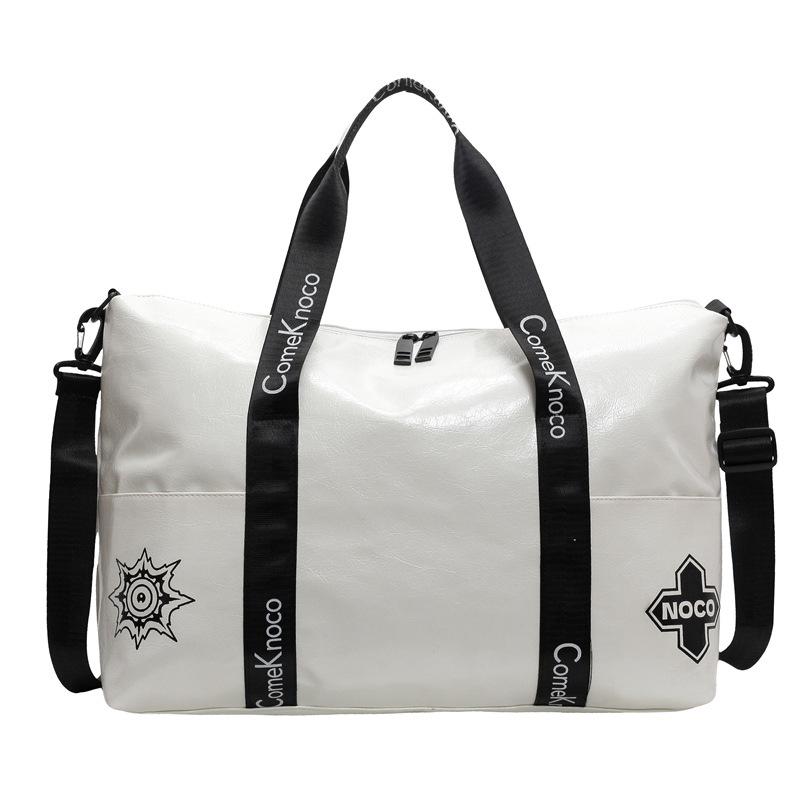 

Fashion Sports Fitness Bag Yoga Bag Casual Trend Personality Simple Short-distance Portable Travel Bag Storage Bag бежевый