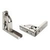 2Pcs 90 Degree Folding Door Shelf Hinges Replacement Compact Support Closing Hinges for Home Farmhouse Office Apartment Hotel