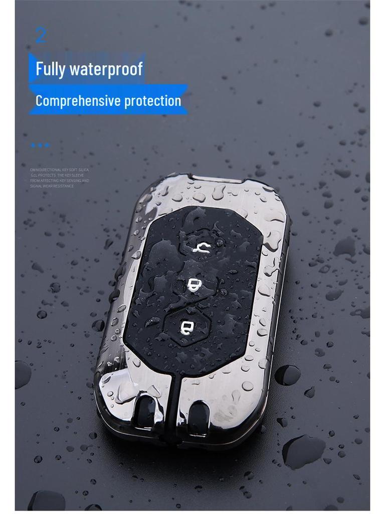 2020 Wuling Capgemini Smart Key Cover: Protective Metal Shell with Buckle