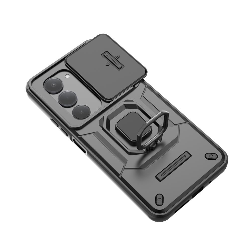 Pro Xiaomi Redmi 15 5G 169mm Pouzdro Magnetický Držák Prstenu Pancéřové Pouzdro na Telefon pro Redmy 15 Redmi15 5G Posuvný Kryt Kamery Ochrana Zadního Krytu