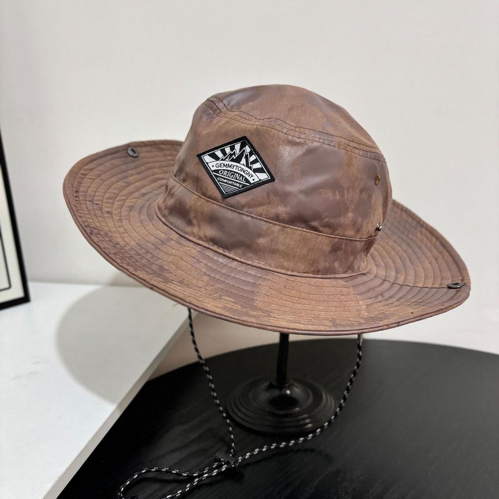 Outdoor Color Matching Travel Quick-drying Versatile Sunshade Bucket Hat Women's Sunscreen Mountaineering Fishing Hat Men's Basin Hat Trend